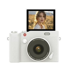 Appareil photo numérique 1080P avec écran rotatif automatique à 180 degrés, zoom 16X, écran HD de 2,<span class=keywords><strong>4</strong></span> pouces, prend en charge la carte SD 64 Go, idéal pour <span class=keywords><strong>les</strong></span> voyages et le vlogging - Product Image 6