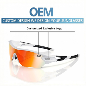 <span class=keywords><strong>Gafas</strong></span> de Sol Deportivas con Logotipo Personalizado, Montura Negra TR90, Protección UV400, Polarizadas, para Correr y <span class=keywords><strong>Ciclismo</strong></span> - Product Image 5