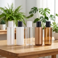 Botella de Plástico Mate de Lujo de 120 ml para Cuidado de la Piel, para Almacenamiento de Esencia y Uso Profesional en Salones de Belleza
