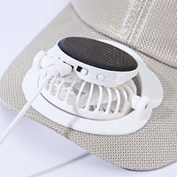 Casquettes de ventilateur en gros 2026 pour hommes, à large bord, en maille respirante, imperméables, protection solaire, alimentation solaire, recharge USB, 100% polyester
