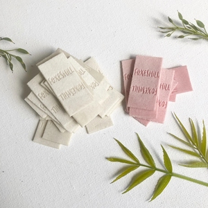 Nhãn May Tùy Chỉnh Thiết Kế Mới Nhãn Treo Quần Áo Bằng Da Nhãn Tùy Chỉnh Nhung Sang Trọng - Product Image 6