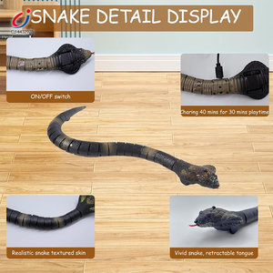 Chengji Rc Crawling Robot Animals Sensing Mode Realistic Appearance Simulation Prank Infrared <strong>Remote</strong> <strong>Control</strong> <strong>Snake</strong> - Product Image 2