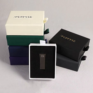 Cajón de almacenamiento de joyas de cartón personalizable, caja de embalaje elegante para pendientes, collares - Product Image 2