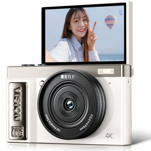 Benjie Máy ảnh kỹ thuật số chụp điểm nhỏ gọn cầm tay 3.0inch 64MP Máy Quay Phim chống rung <span class=keywords><strong>Zoom</strong></span> 16X cho thanh thiếu niên người lớn người mới bắt đầu - Product Image 4