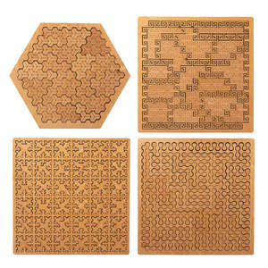 Puzzle 3D in Legno per Bambini, Gioco Educativo di Logica e Pensiero, Altri Giocattoli Didattici per Bambini - Product Image 2