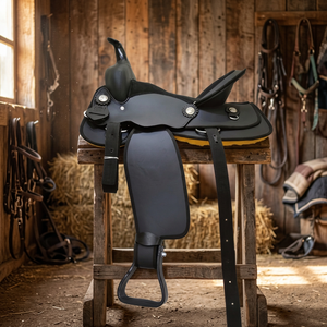 Premium Synthetic Hand Made Designer Durable Comfortable Racing Western English Leather Horse Saddle Genuine Leather Wood <b>Tree</b> - Product Image 2
