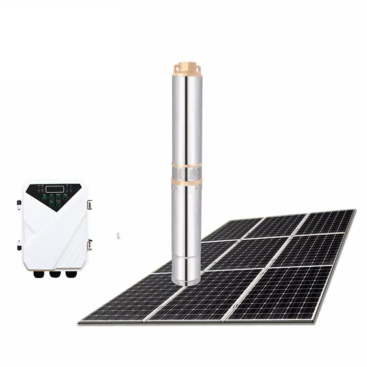 Pompe à eau solaire, 4 pouces, kit d'irrigation, pour Agriculture