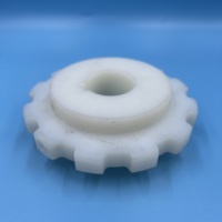 Chaîne en nylon thermoplastique personnalisable fendue en plastique Harvester rasoir arrière amélioré pignon de chenilles