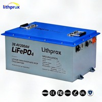 Batteria Industriale per Veicoli Elettrici IP67 Impermeabile 38.4V 200AH Litio Ferro Fosfato (LFP) per Carrelli Elevatori a Caricamento Laterale CE FCC RoHS