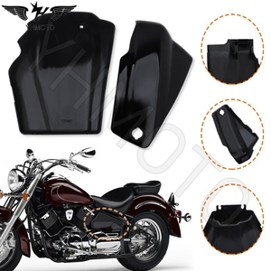YHMOTO moto accessoires couvercle de batterie Motorrad pour Yamaha Dragstar Vstar XVS1100 classique personnalisé 1999-2011 - Product Image 5