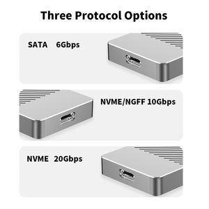 M.<span class=keywords><strong>2</strong></span> NVMe SSD корпус USB 3,<span class=keywords><strong>2</strong></span> Gen <span class=keywords><strong>2</strong></span> (10 Гбит/с) PCIe внешний адаптер NVMe чехол для 2230/2242/2260/2280 - Product Image 6