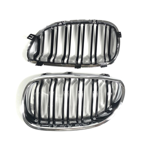 Cromo Seliver color ABS coche parrilla frontal de malla de guardia de para BMW serie <span class=keywords><strong>5</strong></span> E60 M5 - Product Image 3