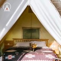 Nuevo diseño Glamping Tent Outdoor Triangle Canvas Resort