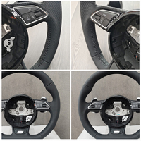 Volant en cuir pour voiture, prix d'usine, pour Audi B8 A5 A4 A3 Q7 Q5 Q3 C8 A6 C7