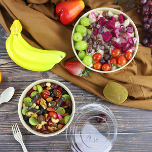 กระดาษคราฟท์ซุปชามสลัดภาชนะบรรจุอาหาร - Product Image 3