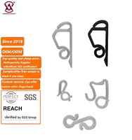 Clip de suspension en plastique pour guirlande lumineuse, crochet solide résistant à la pluie pour Noël, fêtes en extérieur, patio, jardin, décorations de vacances, vente en gros