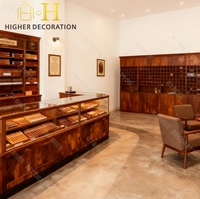 Comptoir en bois de haute qualité pour magasin de tabac, vitrine de magasin de tabac, vitrine de magasin de détail, vitrine en verre