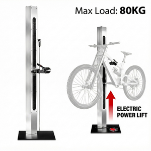 Support de travail pour vélo motorisé réglable en hauteur avec rotation à 360° °   Support de <span class=keywords><strong>réparation</strong></span> de vélo <span class=keywords><strong>électrique</strong></span> robuste avec pince rotative - Product Image 1