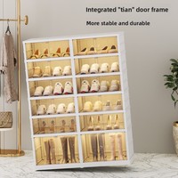 Étagère à chaussures multi-niveaux, grande capacité, stable, durable, pour la maison, la chambre, le dortoir, l'entrée, armoire de rangement pour chaussures