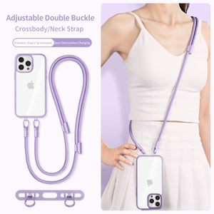 טלפון נייד פוליאסטר קצר מתכוונן עם טלפון נייד עם רצועת crossbody רצועה crossbody - Product Image 6