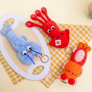 Nuevos y Adorables Peluches de Dibujos Animados: Patas de Pollo, <span class=keywords><strong>Cangrejo</strong></span> Gordo y Camarón <span class=keywords><strong>Mantis</strong></span>, Colgantes de Juguete, Llaveros para Mochila - Product Image 2
