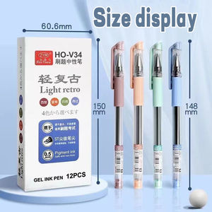 हॉट सेलिंग मोरांडी जेल पेन, कस्टम लोगो के साथ कार्यालय और स्कूल की प्यारी स्टेशनरी - Product Image 6