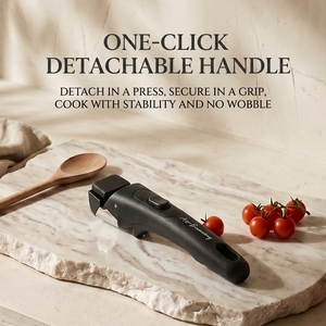 Padella Antiaderente in Alluminio con Manico Staccabile, Design a Disco Volante in Stile Coreano, Multifunzionale per Cucinare - Product Image 3