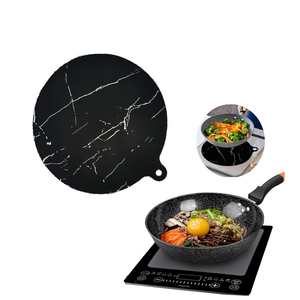 Tappetino Protettivo Ignifugo per Piano Cottura a Induzione, Elettrico, Resistente al Calore, Impermeabile Nero, Previene <span class=keywords><strong>Ustioni</strong></span> - Product Image 6