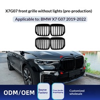 Grille d'admission d'air avant en maille pour X7 G07 (2019-2022) avant lifting, en ABS, pièce de modification transfrontalière, référence OE 51138745730