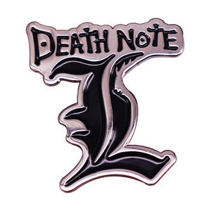 Broches en alliage cloisonné de haute qualité de 3 cm pour les fans d'anime Death <span class=keywords><strong>Ryuk</strong></span>, comme cadeau promotionnel souvenir - Product Image 1