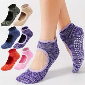 Women's Bottom Bump Non-Slip Aerobics Trampoline Dance Professional Pilates Fitness Exercise Yoga Socks - Product Image 1