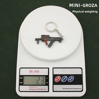 Mini Llavero de Aleación Metálica con Diseño de Pistola, Moderno y Artístico, para Hogar y Oficina