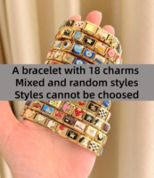 Bracelet à breloques italien en acier inoxydable, styles variés, à faire soi-même, breloques interchangeables, bijoux de mode pour femmes, cadeaux