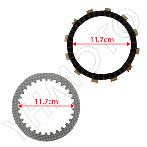 ชุดซ่อมแผ่นคลัตช์ แหวนคลัตช์ และสปริง สำหรับรถ ATV ยามาฮ่า แร็ปเตอร์ 700 700R ยี่ห้อ YHMOTO - Product Image 5