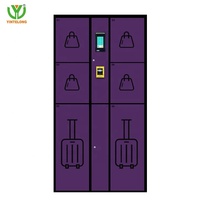 Yinlong - Almacenamiento de Equipaje Inteligente con Código QR, Autoservicio, Impermeable, para Exteriores, Playa, Almacenamiento Compartido, Pago con Tarjeta