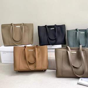 AndoBag Genuine Cow Leather <b>Large</b> Capacity Tote Bags for <b>Women</b> Fashion Casual Shoulder Bag Bucket Ladies <b>Handbag</b> 8723 - Product Image 2