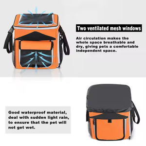 Logo personnalisé multifonction pliable moto avant chien sac respirant voyage animal sac à dos - Product Image 6