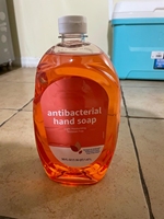 Savon liquide antibactérien aux agrumes 1,5 L en gros – Recharge hydratante légère pour salle de bain – Lavage des mains naturel et doux – Savon en vrac