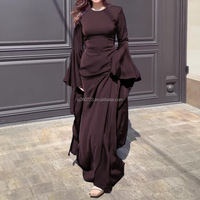 Nouvelle Robe Longue de Soirée Élégante pour Femme, Style Européen et Américain, Taille Cintrée, Collection Automne 2026