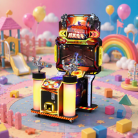 Machine de jeu d'arcade d'intérieur de haute qualité pour enfants, simulateur de tir au pistolet Gatlin personnalisé à 2 joueurs avec écran de 32 pouces, fonctionnant à monnayeur