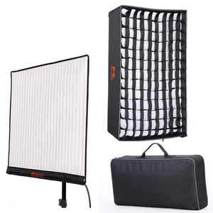 Falcon Eyes RX-24TDX Photography Portable Flexible Bi-color 3000K-5600K Dimmable 150W Led Video Studio <strong>Light</strong> <strong>with</strong> <strong>Softbox</strong> - Product Image 1