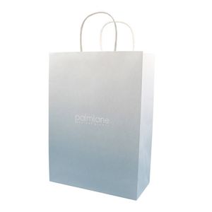 Personalized Logo Printed Gift Shopping Custom Design White Paper Bags Product - Product Image 5