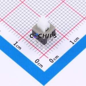 PB12E06371-18 GP Push Button Switch Through hole Component (THT) Switch Self-Locking Rectangle Button Through Hole 100mA - Product Image 1