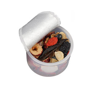 Piccolo barattolo da tè per la salute con lavorazione a crudo con uomini Ginseng poligonatum Eucommia fiore maschile dieci/tesori tè aromatizzato - Product Image 1