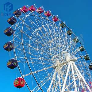 Grande roue de 30 m à vendre, équipement de jeux pour parcs d'attractions, centres commerciaux, intérieur et extérieur, en métal commercial - Product Image 1