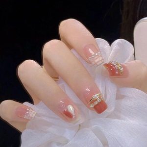 <span class=keywords><strong>Uñas</strong></span> Postizas Francesas <span class=keywords><strong>para</strong></span> Mujer, Medianas, Almendradas, Cromadas, <span class=keywords><strong>Largas</strong></span>, Brillantes, Acrílicas, Cobertura Completa, Artificiales, Cuadradas - Product Image 3