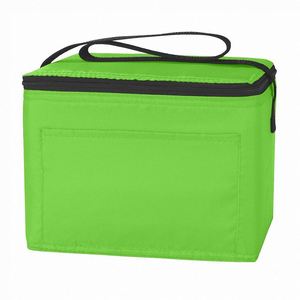 Custom 210D Pearl Cotton PEVA Cooler Bag Insulated Lunch Bag Promotional Aluminium Foil Thermal Cooler Bags With Front Pocket - Product Image 4