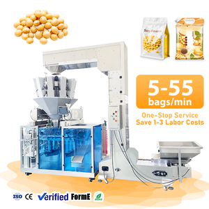 Máquina de Envasado Automática de Alta Velocidad y Precisión para Bolsas Preformadas con Cierre, para Soja, Arroz y Granos, Máquina de Llenado Doypack - Product Image 1