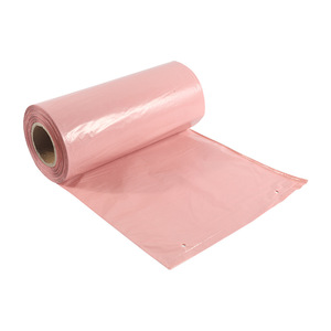 Lotus Root Pink Continuous <b>Roll</b> <b>Bag</b> Semi New Material Waterproof Courier <b>Bag</b> Self Sealing Customizable Length - Product Image 5