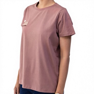 Camiseta de Moda para Mujer con Estampado Gráfico, Tela de Algodón Cómoda, Manga Corta, Informal, Diseño Personalizado, Venta al Por Mayor de Fábrica - Product Image 3